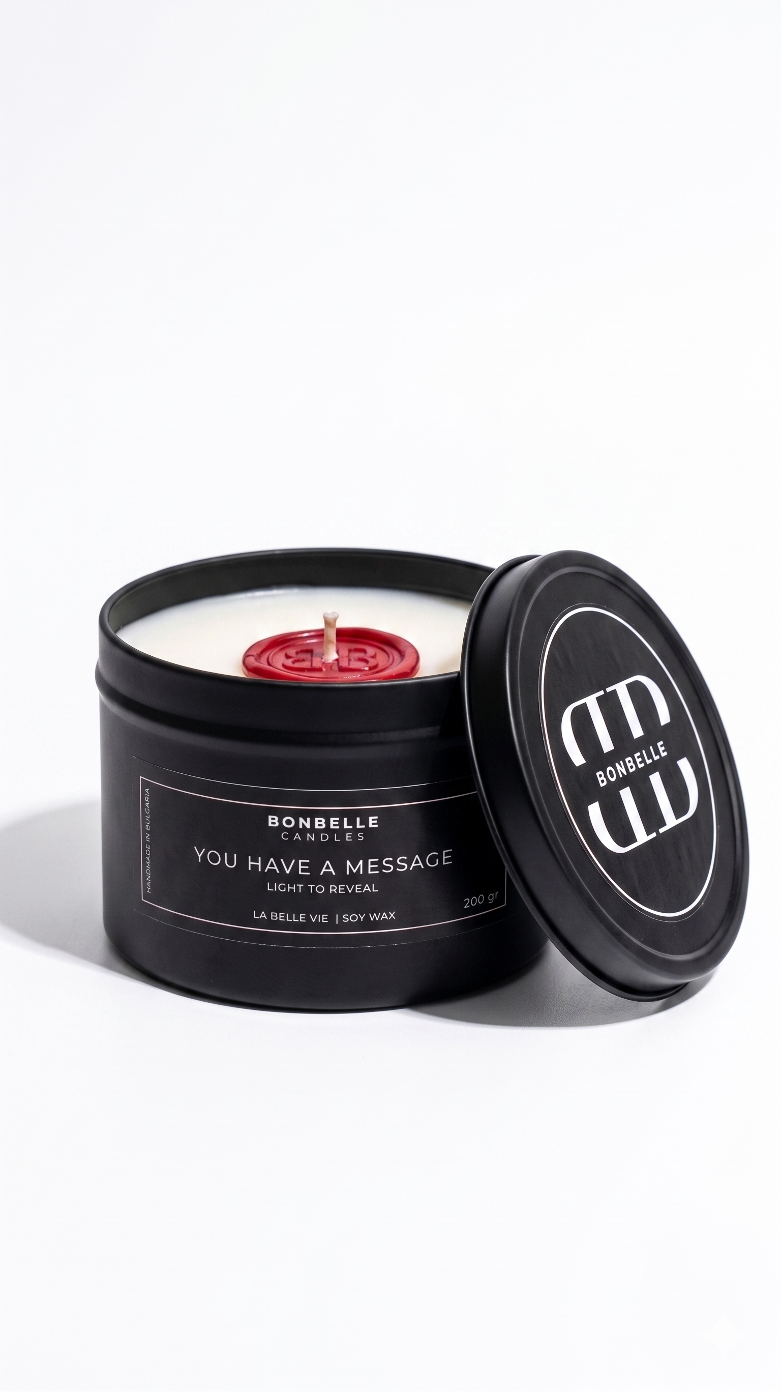 "I Love You" - You Have a Message Candle